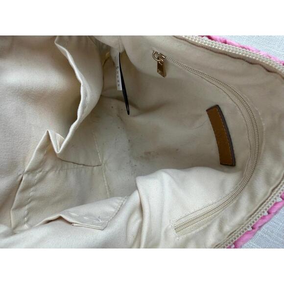 INC Multicolor Crochet Crossbody Bag with Leather‎ Strap - Picture 4 of 8